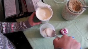 Jogurt statt Pausenbrot